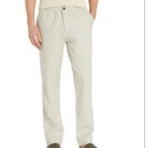 Palms Tweed and linen beige pants - Picture 1 of 5